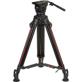 Cartoni Focus 12 Fluid Head with 2-Stage Aluminum Smart-Stop SDS Tripod System - The Film Equipment Store