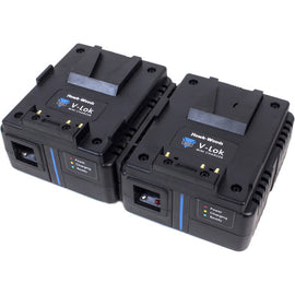Hawk-Woods Dual Channel Mini V-Lok 3A Fast Charger - The Film Equipment Store