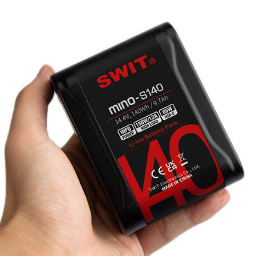 SWIT Mino-S140 Pocket Battery with D-Tap and USB Outputs (V-Mount)