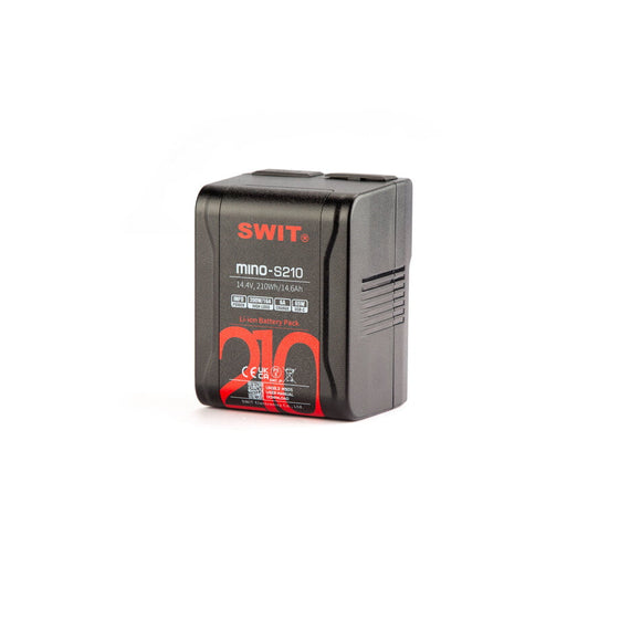 SWIT Mino-S210 Pocket Battery with D-Tap and USB Outputs (V-Mount) | Film Equipment Store Ireland