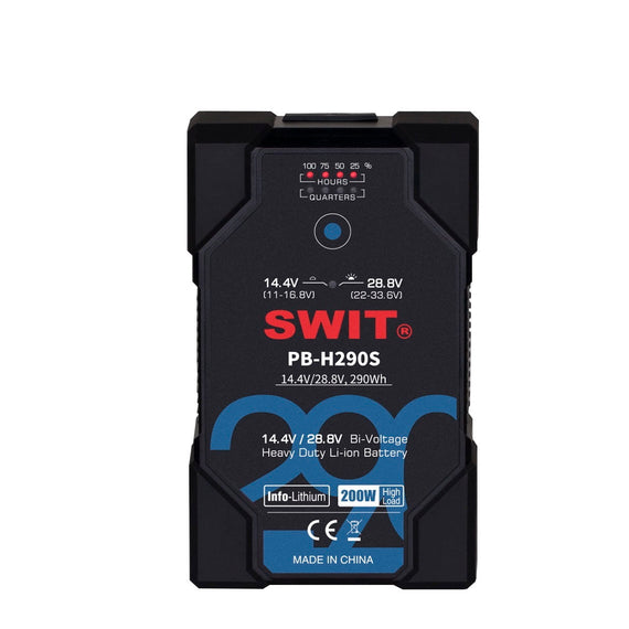 SWIT PB-H290S Bi-Voltage Battery | Film Equipment Store Ireland