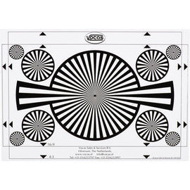 Vocas Backfocus Chart and White Card (A4)