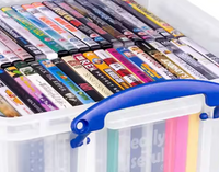 Really Useful Box Plastic Storage Box 18 L Transparent 39 x 48 x 20 cm