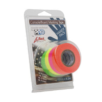 Le Mark(0.5" x 10 yards) 12mm x 9.2m  Pro  Handy Pack  Fluorescent Color (Pink, Green, Orange, Blue, Yellow)