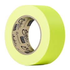 One Inch Magtape Ultra-Matt/Fluorescent Gaffer Tape (Yellow, Pink, Orange, Green, Blue)