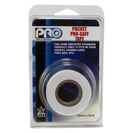 Pro-Gaff (1" x 6 yards) 24mm x 5.5m Pocket Pro Gaff Matt/Fluorescent Tape (Yellow, Pink, Orange, Blue, Green, White, Black)