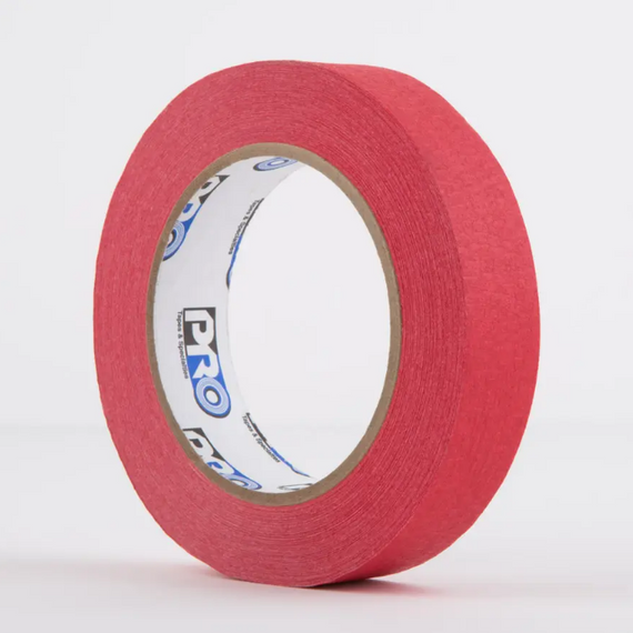 One Inch (24mm x 54.8m)Pro 46 Crepe Paper Tape (White, Yellow, Red) | Film Equipment Store | Ireland