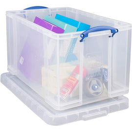 Really Useful 84 Litre Plastic Storage Box, 710 x 440 x 380mm (W x D x H)