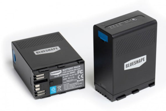 2x BMBPA60 batteries for Canon C400 for sale at the Film Equipment Store Ireland