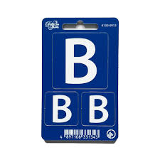 Filmsticks Camera ID's B   2x25 & 1x50mm with Velcro Blue/White