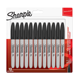 Sharpie 12 Fine Black Markers for sale at the Film Equipment Store Ireland