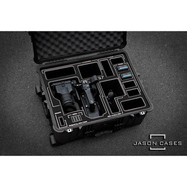 Jason Cases Hard Rolling Case for Sony FS7 Camera (Black Overlay) - The Film Equipment Store