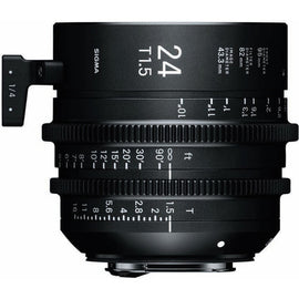 Sigma 24mm T1.5 FF High Speed Prime Cine Lens  - Feet Scale - The Film Equipment Store