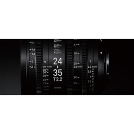 Sigma 24-35mm T2.2 FF Zoom Cine Lens ( EF & E Mount ) - Feet Scale - The Film Equipment Store