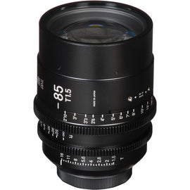 Sigma 85mm T1.5 FF High Speed Prime Cine Lens   - Feet Scale - The Film Equipment Store