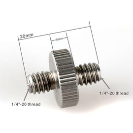 SmallRig 1/4"-20 to 1/4"-20 Double-End Stud (5-Pack) 1879 - The Film Equipment Store