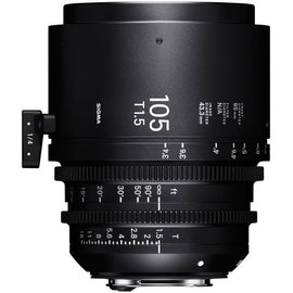 Sigma 105mm T1.5 FF High Speed Prime Cine Lens - Feet Scale - The Film Equipment Store