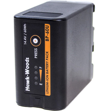 Hawk-Woods BP-60U 60Wh 14.4V Lithium-Ion Battery - The Film Equipment Store