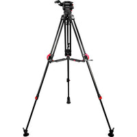 Cartoni Focus 8 Fluid Head with Red Lock Tripod System KF08-RLM