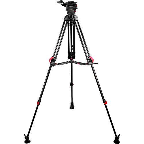 Cartoni Focus 8 Fluid Head with Red Lock Tripod System KF08-RLM