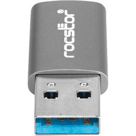 Rocstor USB 3.1 Gen 1 Type-C Female to USB Type-A Male Adapter