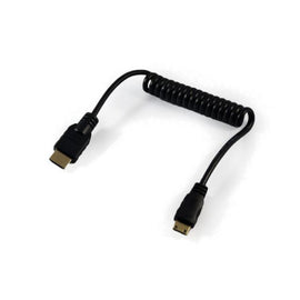 ProVideo HDMI Male to HDMI Mini Male Coiled Cable - 17''