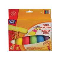 Color & Co - Large Pavement Chalk - 6 Pack