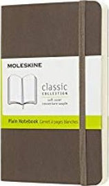 Moleskine Earth Brown Notebook Pocket Soft (Ruled and Plain)