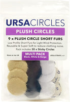 URSA Plush Circles - 5mm length short fur LAV mic covers