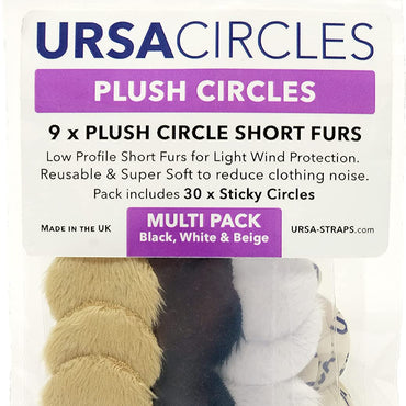 URSA Plush Circles - 5mm length short fur LAV mic covers