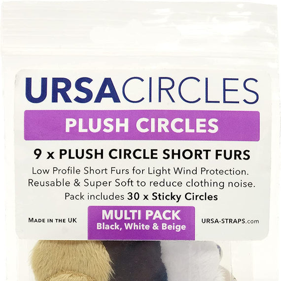URSA Plush Circles - 5mm length short fur LAV mic covers