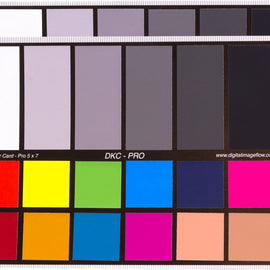 DGK Color Tools DKC-Pro 5" x 7" Set of 2 White Balance and Color Calibration Charts