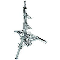 Avenger/Manfrotto A0010 Baby Stand with Leveling Leg (Chrome-plated, 3.3') - The Film Equipment Store