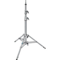 Avenger/Manfrotto A00107 Baby Stand 17 with Leveling Leg (Chrome-plated, 5.75') - The Film Equipment Store