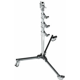 Avenger/Manfrotto  Roller Stand 34 with Folding Base (Chrome-plated/Black, 11') - The Film Equipment Store