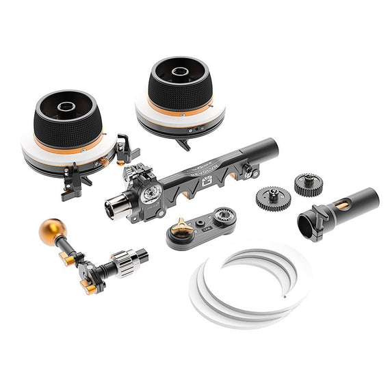 Bright Tangerine -REVOLVR DUAL SIDED 15MM LWS KIT Follow Focus - The Film Equipment Store