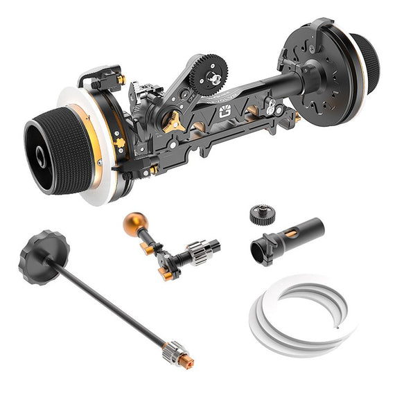 Bright Tangerine - REVOLVR DUAL SIDED 15MM STUDIO KIT Follow Focus - The Film Equipment Store - The Film Equipment Store