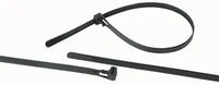 Reusable Cable Ties - 300mm x 8mm - Black (Pack of 20)