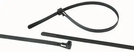 Reusable Cable Ties - 300mm x 7.50mm - Black (Pack of 20)