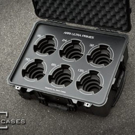 Jason Cases Arri Ultra Prime 6-lens case (Black Overlay) - The Film Equipment Store