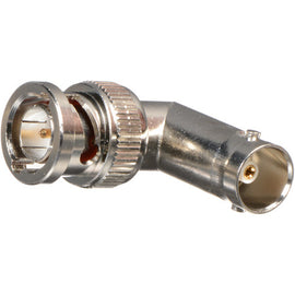 Comprehensive BJ-BP-L 75 Ohm Male BNC to Female BNC Angled Adapter - The Film Equipment Store