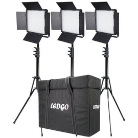 LEDGO LG-900LK3 3x LG-900SC Daylight Location Lighting Kit