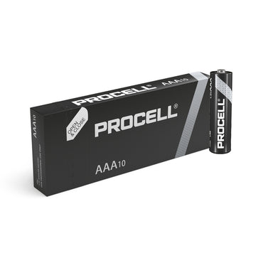 Box of 10 Procell by Duracell AAA Batteries