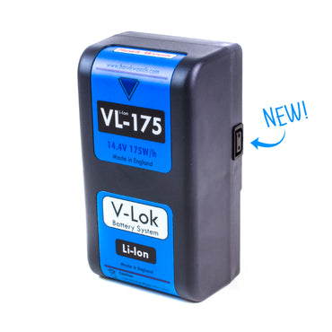 Hawk-Woods VL-175 (VL175) V-Lock Li-Ion Battery (175W / 14.4V) - The Film Equipment Store