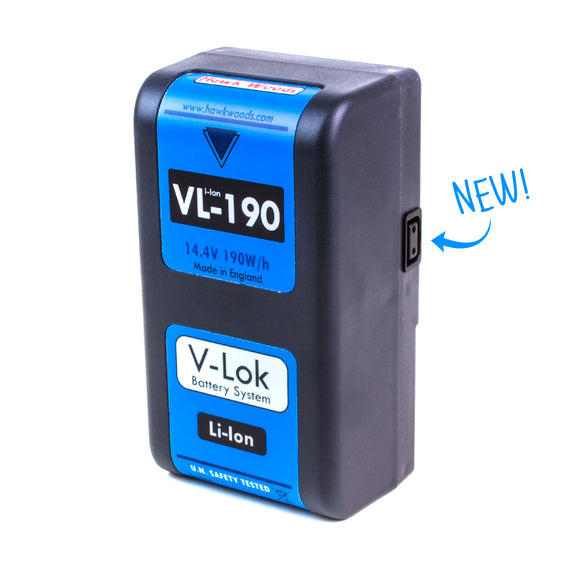 Hawk-Woods VL-190 (VL190) Lithium-Ion Battery 14.4V / 190W - The Film Equipment Store