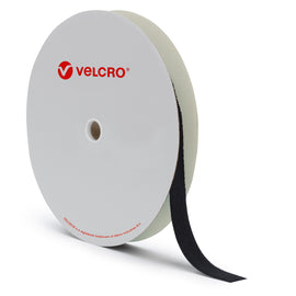 20mm Self Adhesive VELCRO® Brand Black Loop 25m Roll - The Film Equipment Store