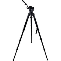 Cartoni Focus 8 Fluid Head with Sliding Plate & Stabilo Carbon Fiber Tripod (75mm) - The Film Equipment Store