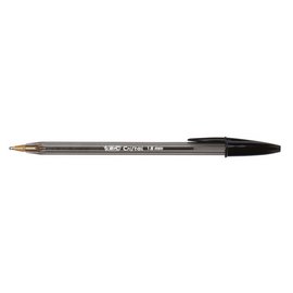 Bic Cristal Large Ballpoint Pen, Broad Tip - Black