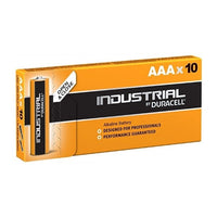 Box of 10 Industrial by Duracell AAA Batteries 1.5V - The Film Equipment Store