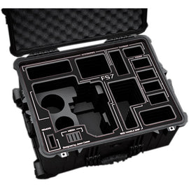 Jason Cases Hard Rolling Case for Sony FS7 Camera (Black Overlay) - The Film Equipment Store